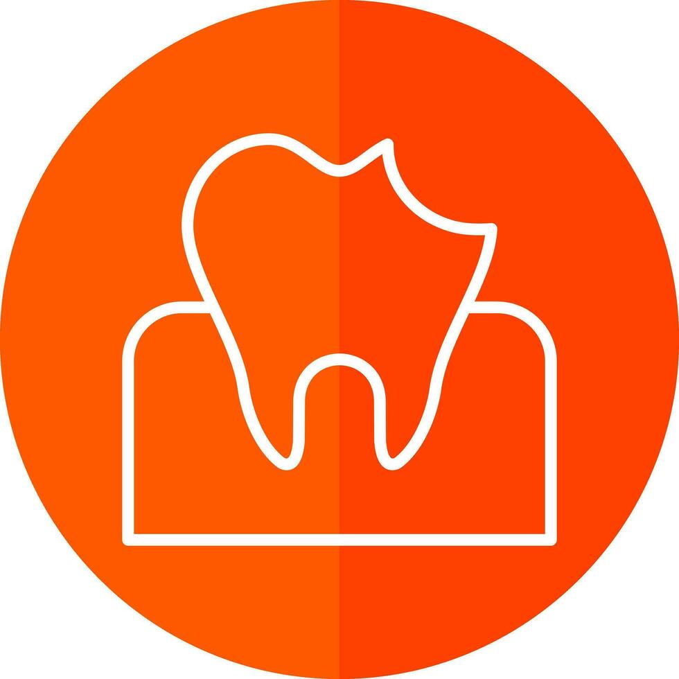 Dental Caries Vector Icon Design