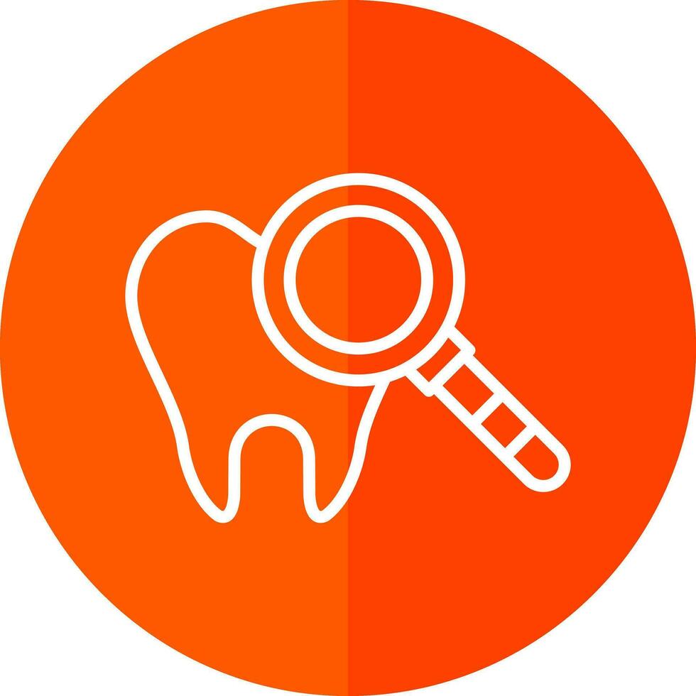 diseño de icono de vector de chequeo dental