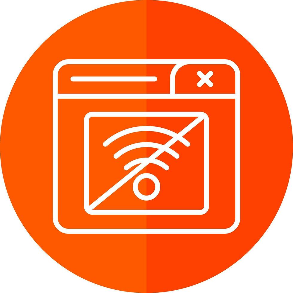 Connection Error Vector Icon Design
