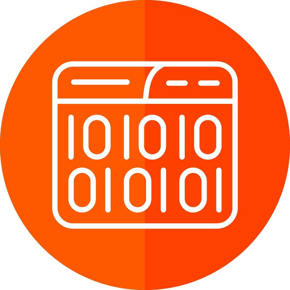 Binary Code Vector Icon Design