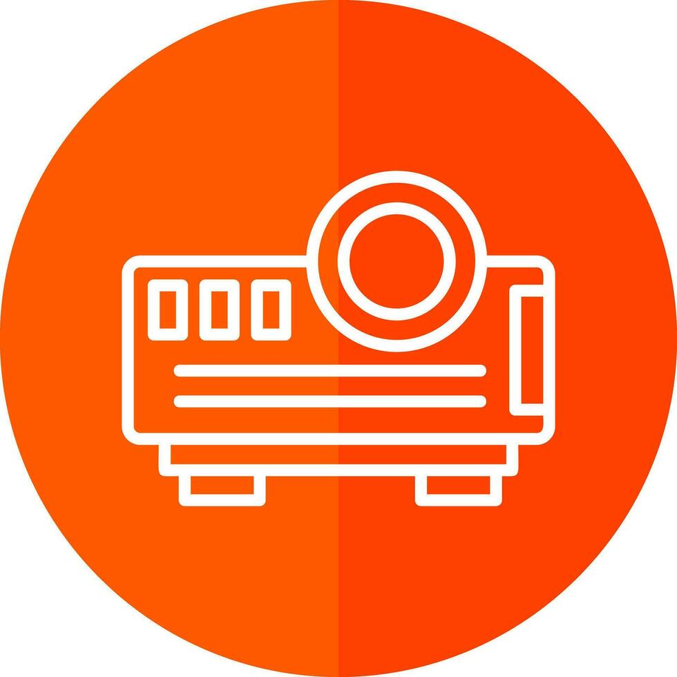 diseño de icono de vector de proyector