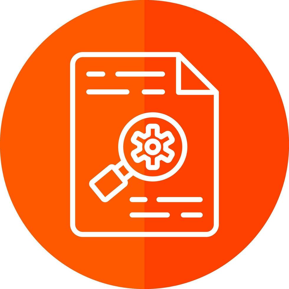 Analysis Vector Icon Design