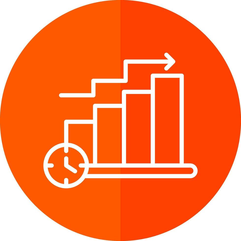 Bar Chart Vector Icon Design