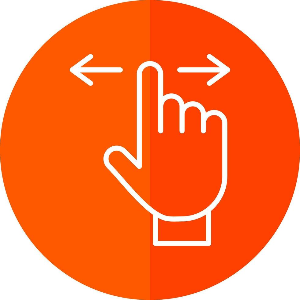 Swipe Vector Icon Design
