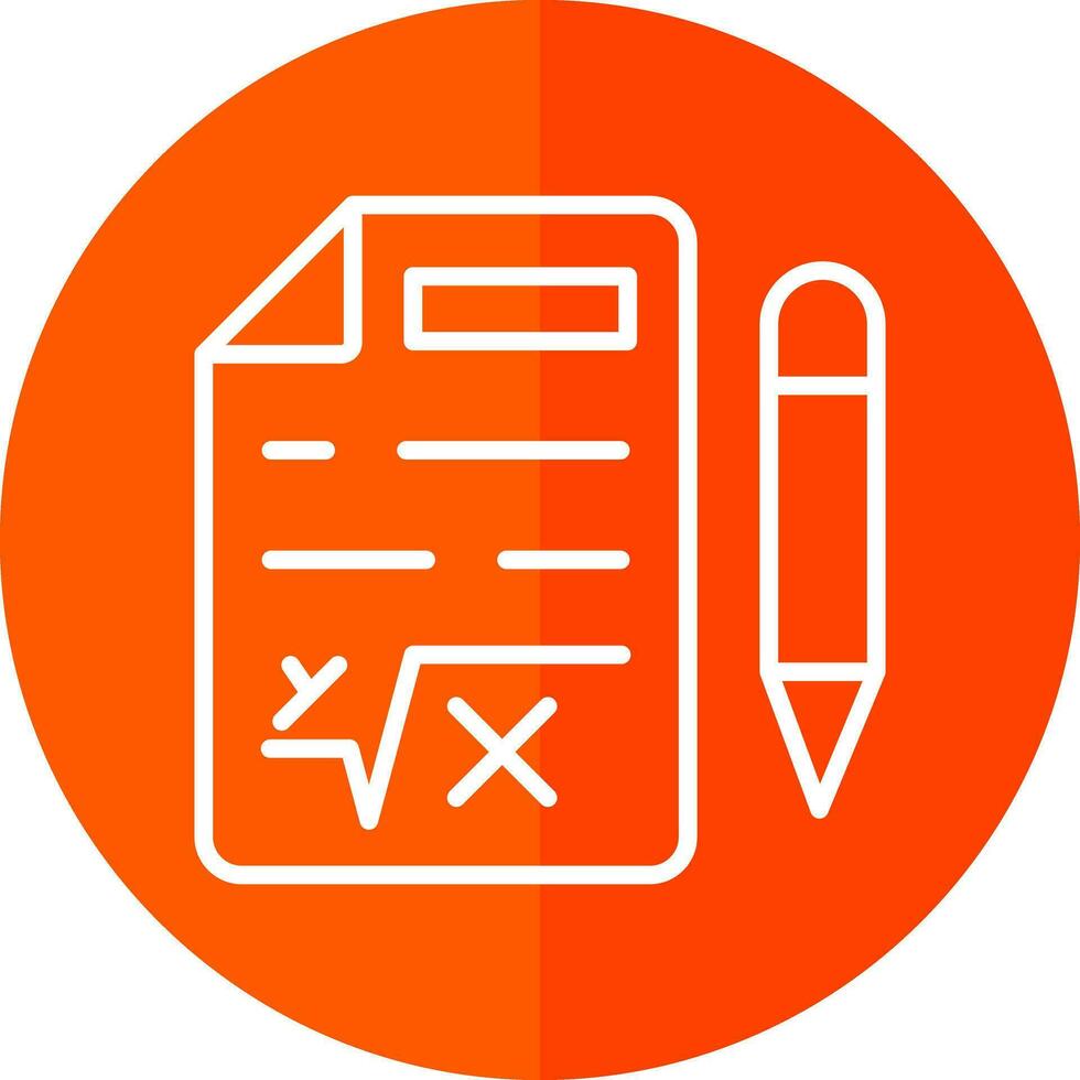 Maths Vector Icon Design