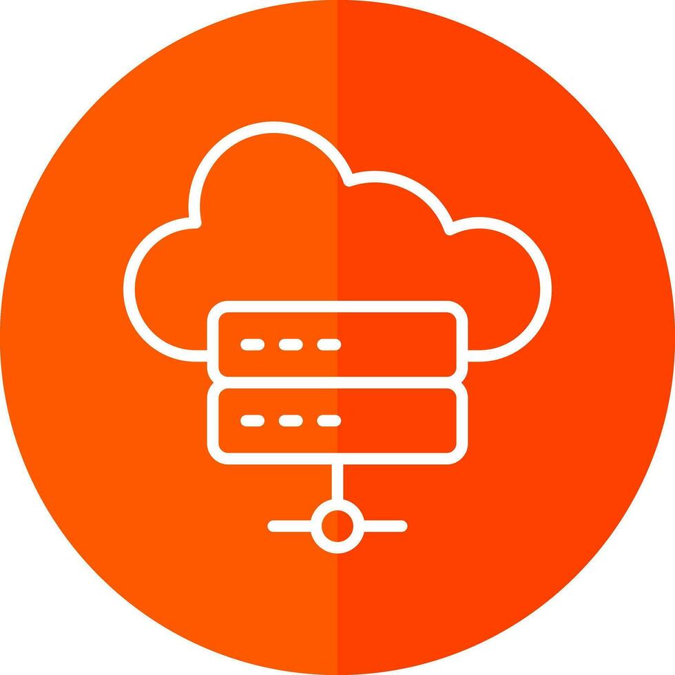 Hosting Vector Icon Design