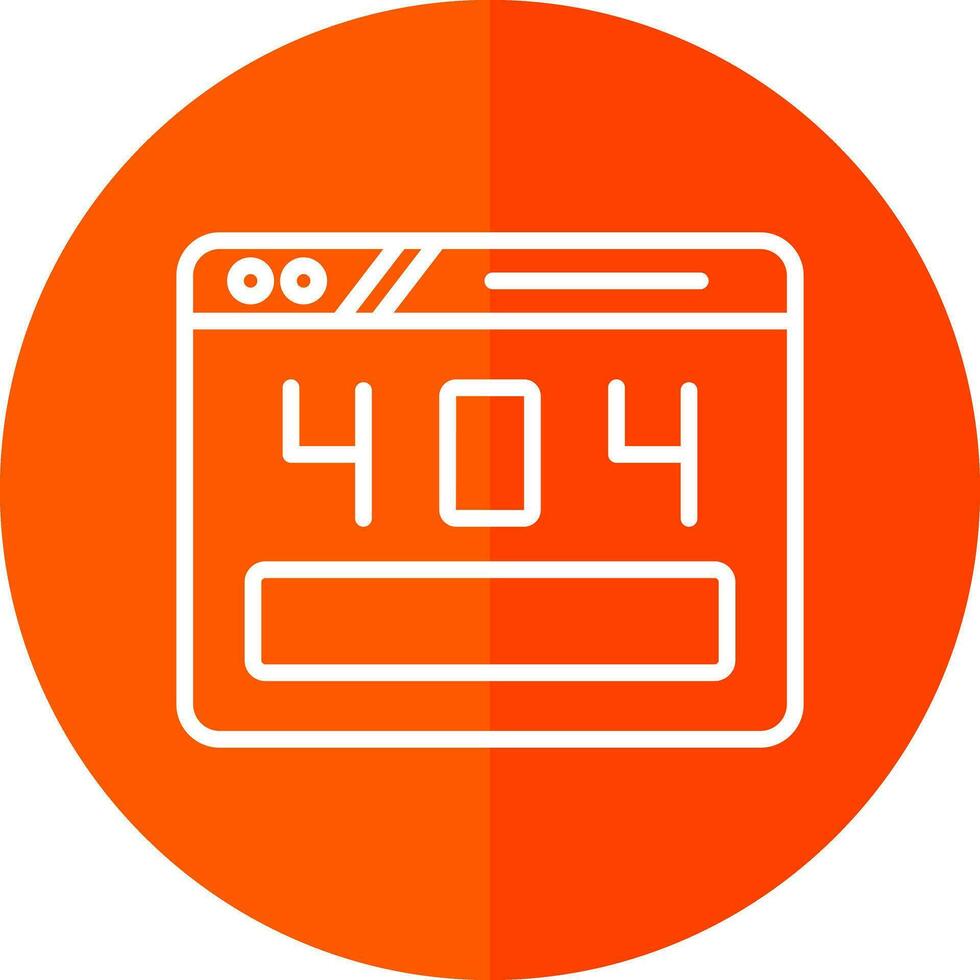 404 Error Vector Icon Design