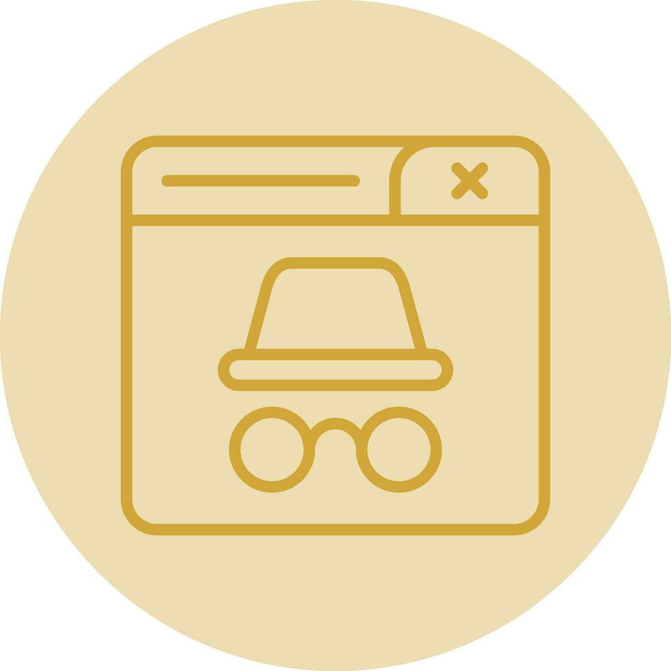 Incognito Vector Icon Design
