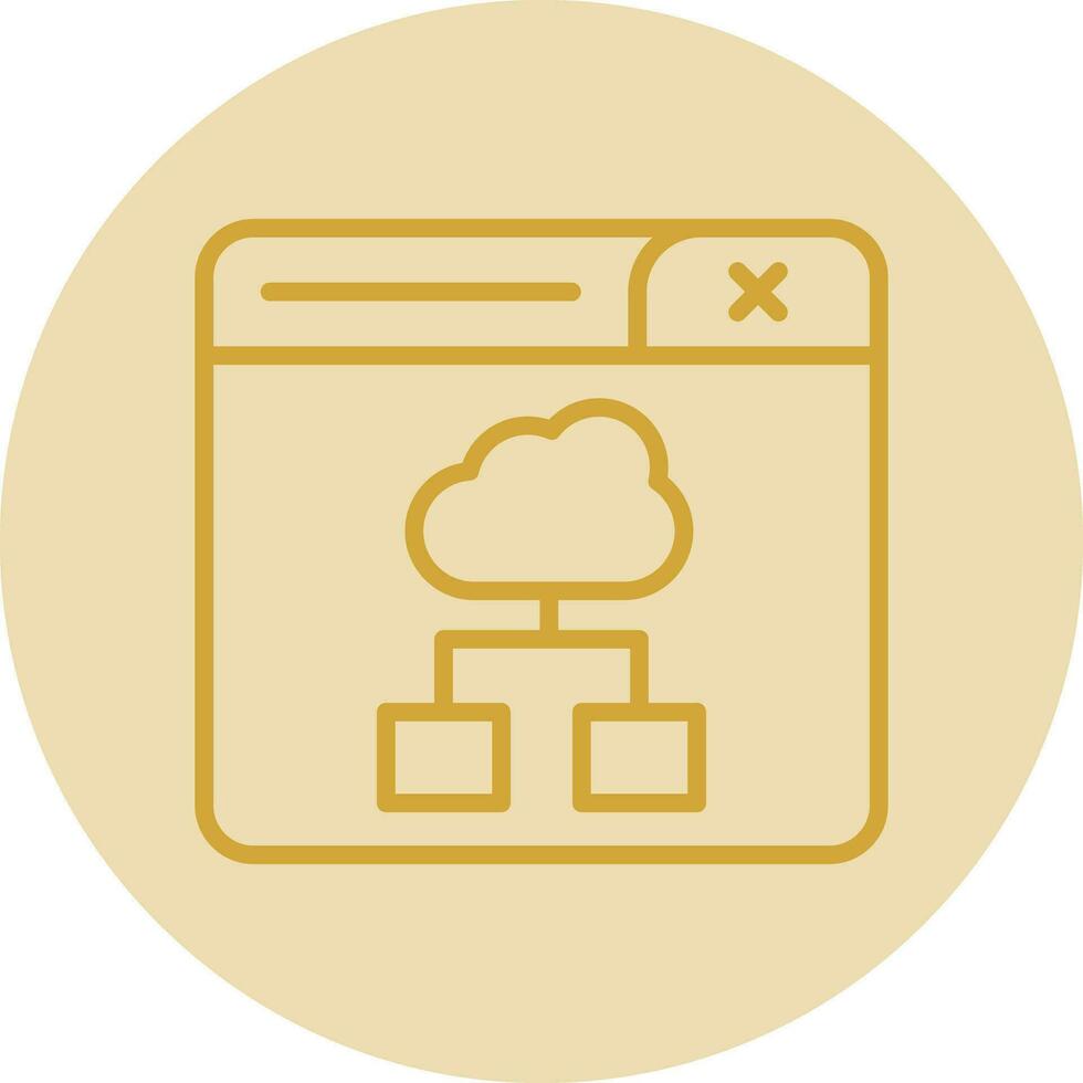 Cloud Computing Vector Icon Design