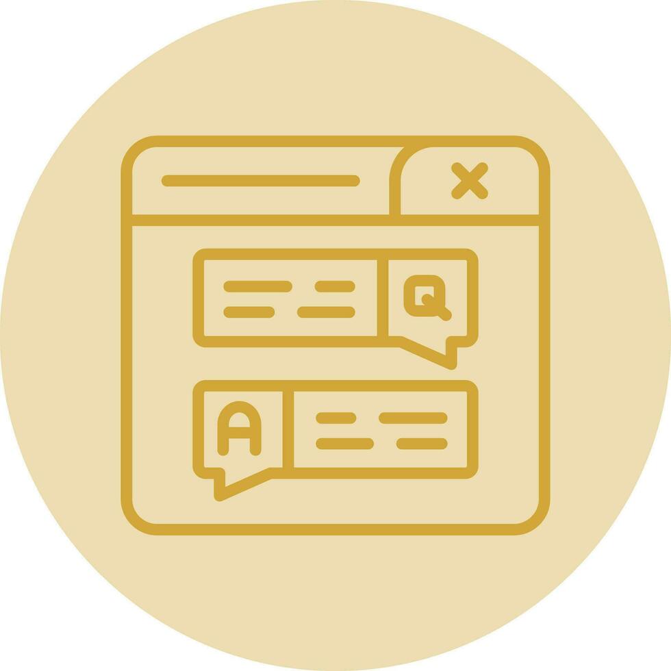 Forum Vector Icon Design