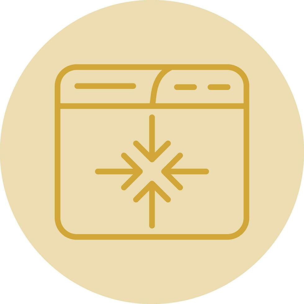 Minimize Vector Icon Design