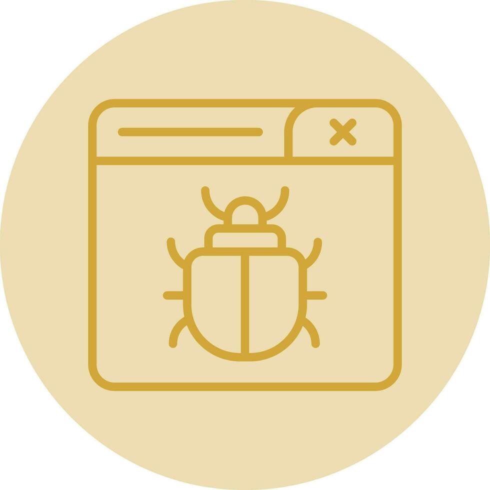 Bug Vector Icon Design