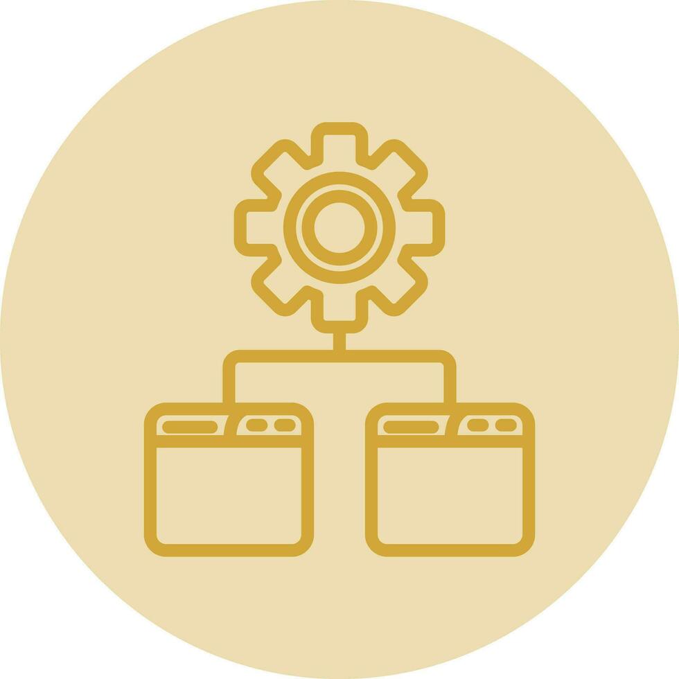 Batch Processing Vector Icon Design