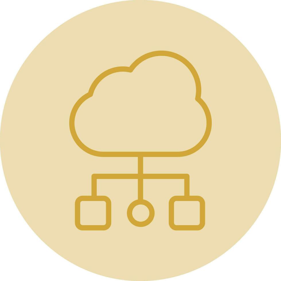 Cloud Computing Vector Icon Design