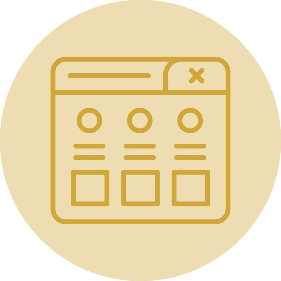 Options Vector Icon Design