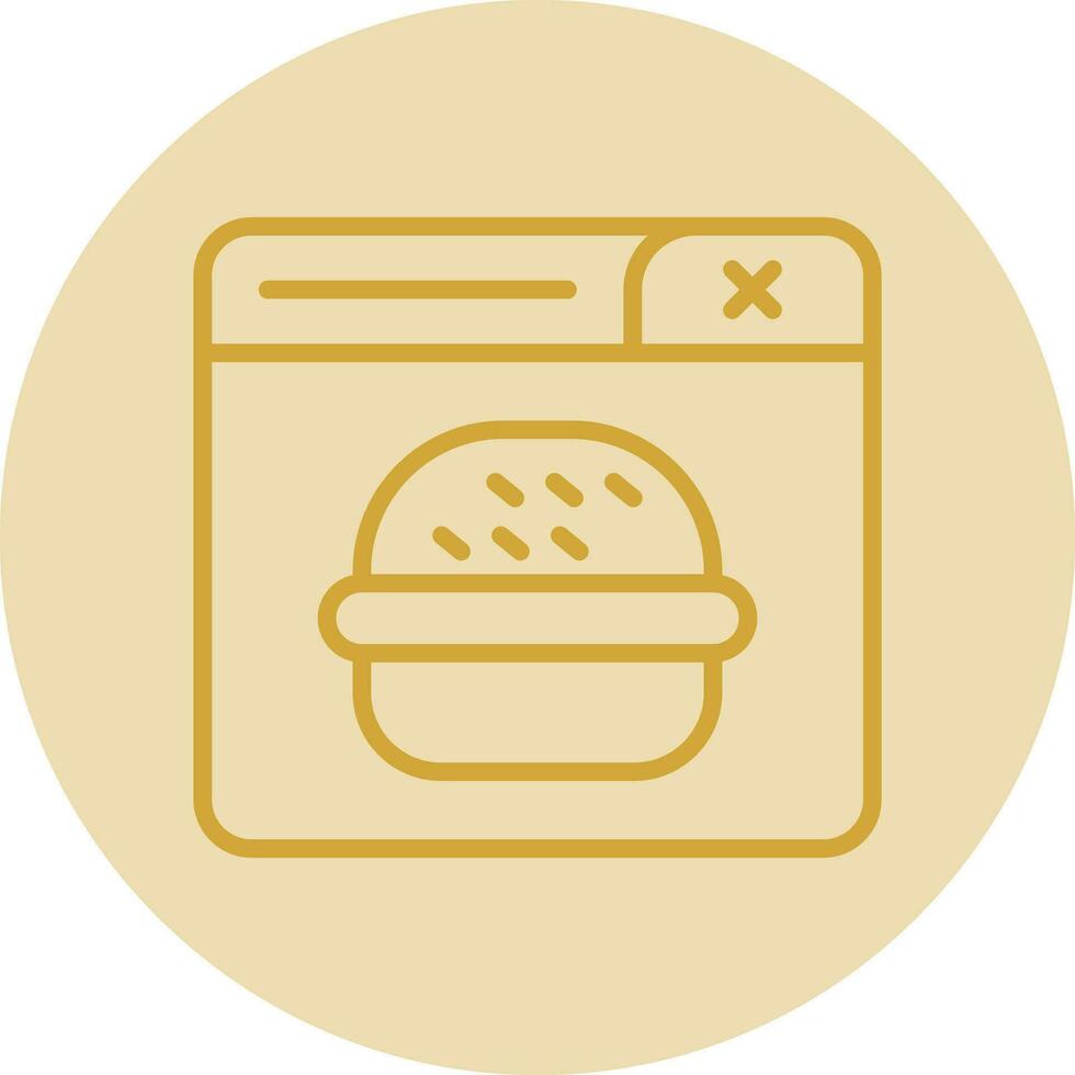 Fast Food Vector Icon Design