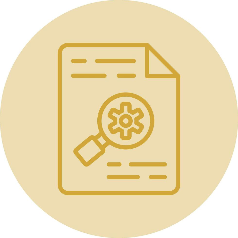 Analysis Vector Icon Design