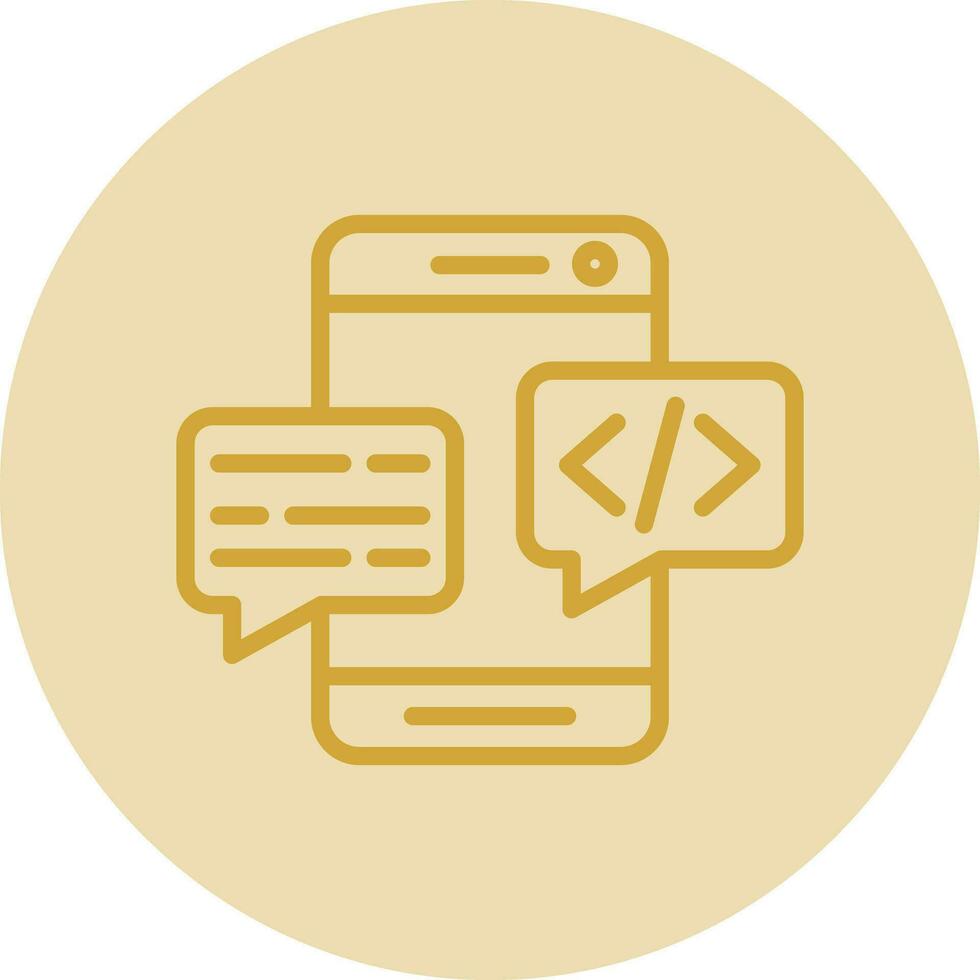 Conversation Vector Icon Design