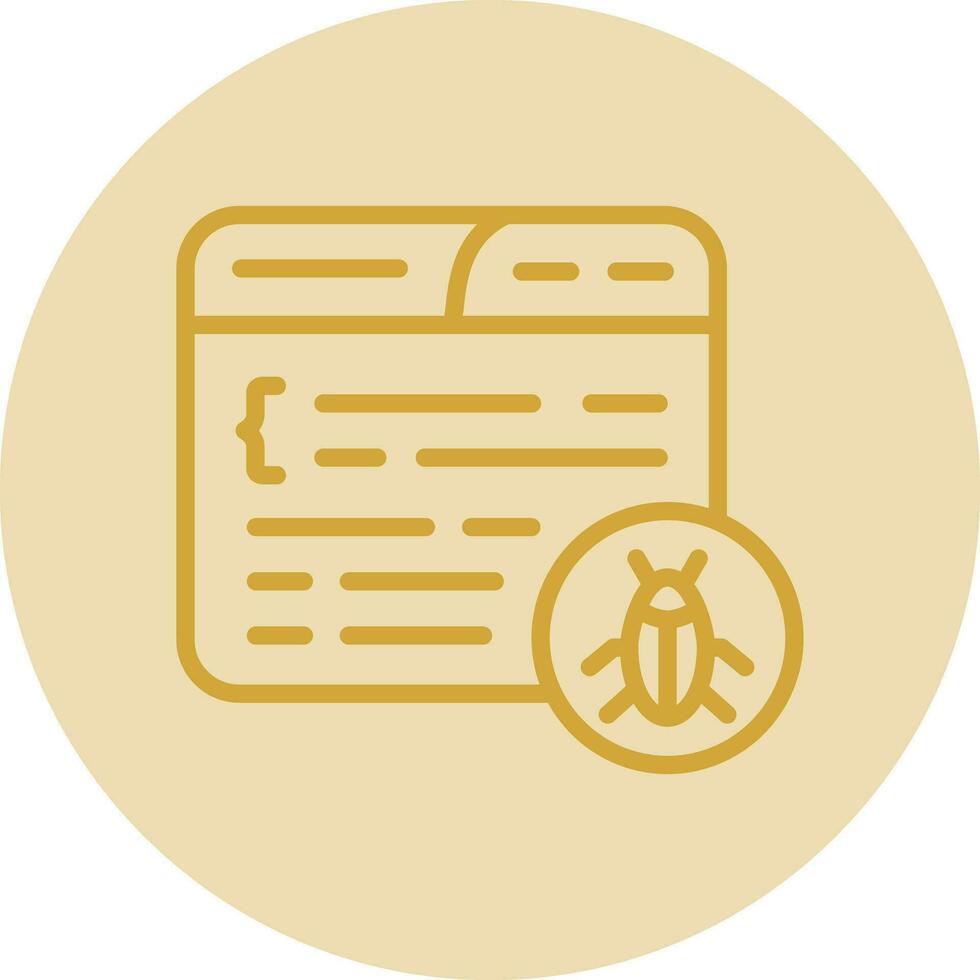 Bug Vector Icon Design