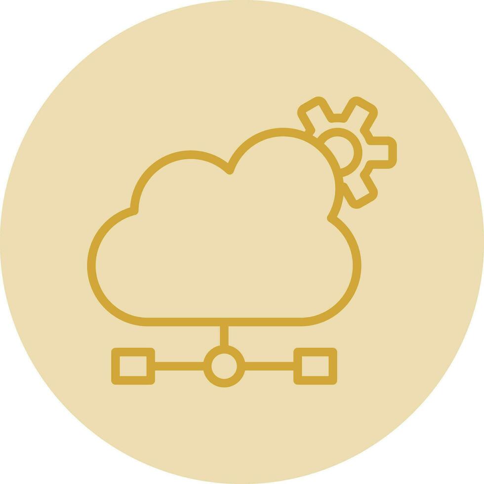 Cloud Computing Vector Icon Design