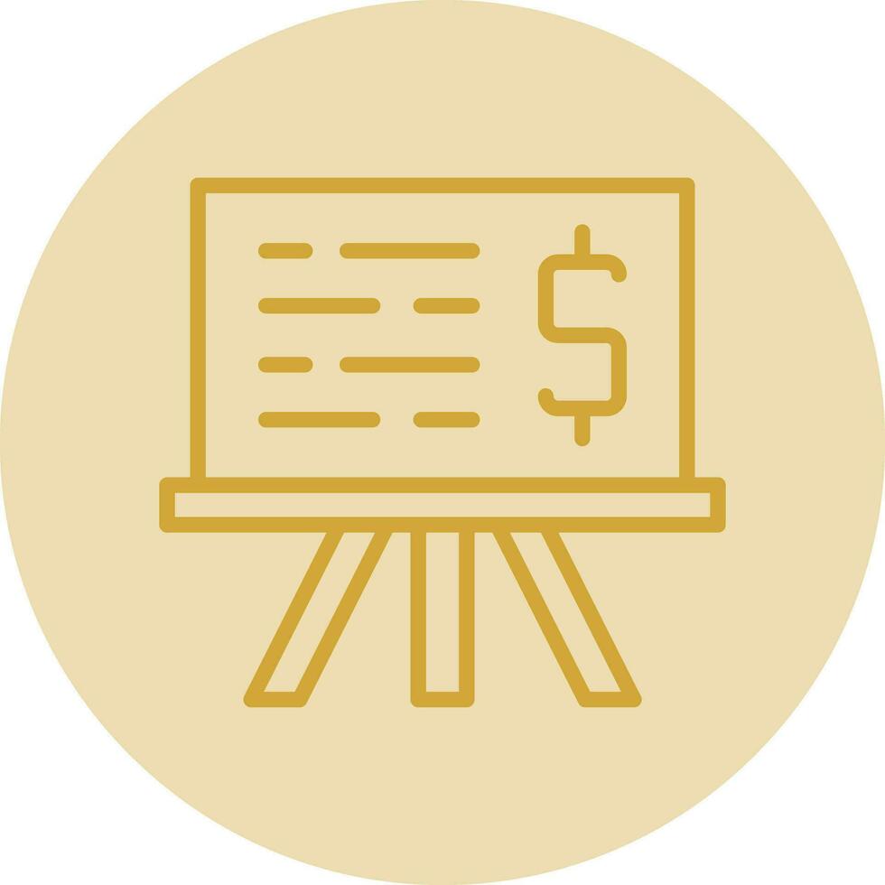 Presentation Vector Icon Design
