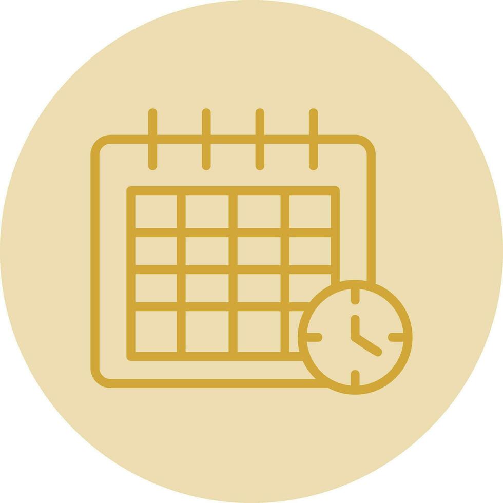 Deadline Vector Icon Design