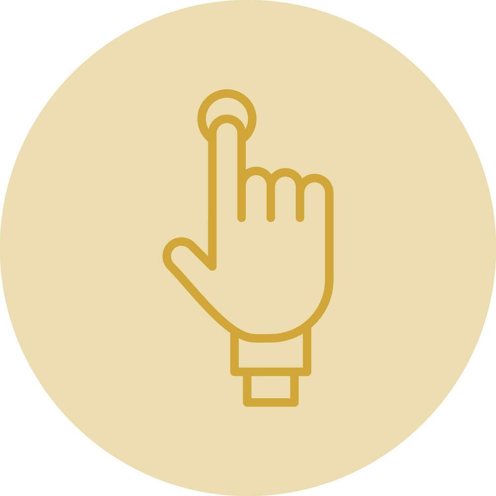 Tap Vector Icon Design