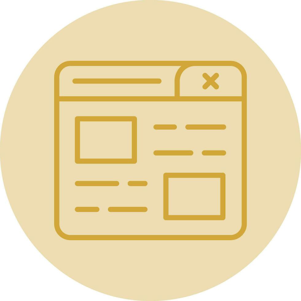 Web Site Vector Icon Design