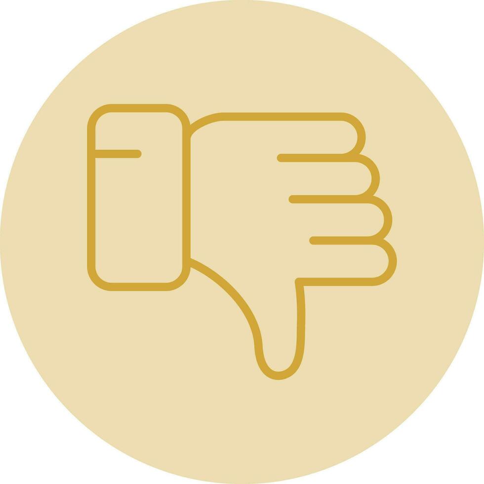 Dislike Vector Icon Design