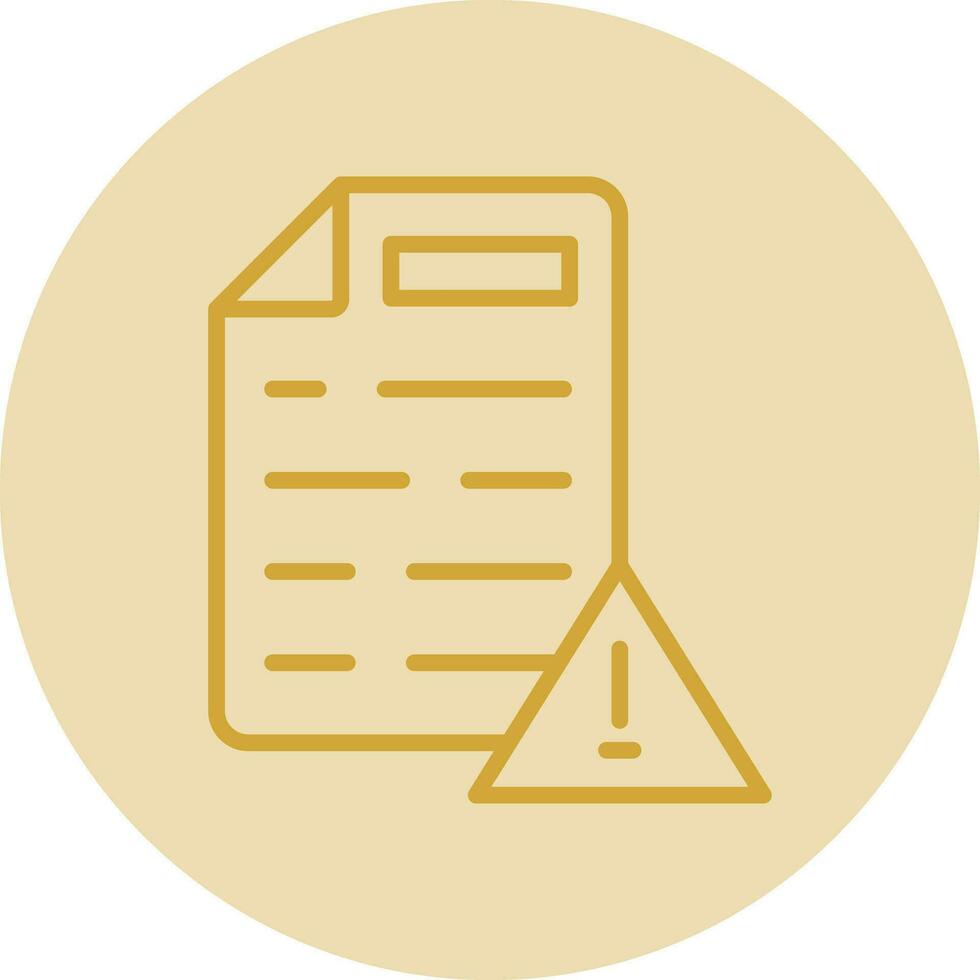 Warning Vector Icon Design