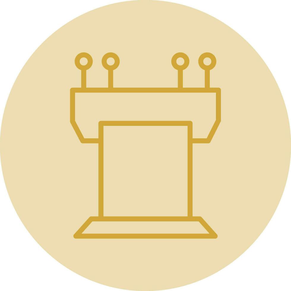 Podium Vector Icon Design