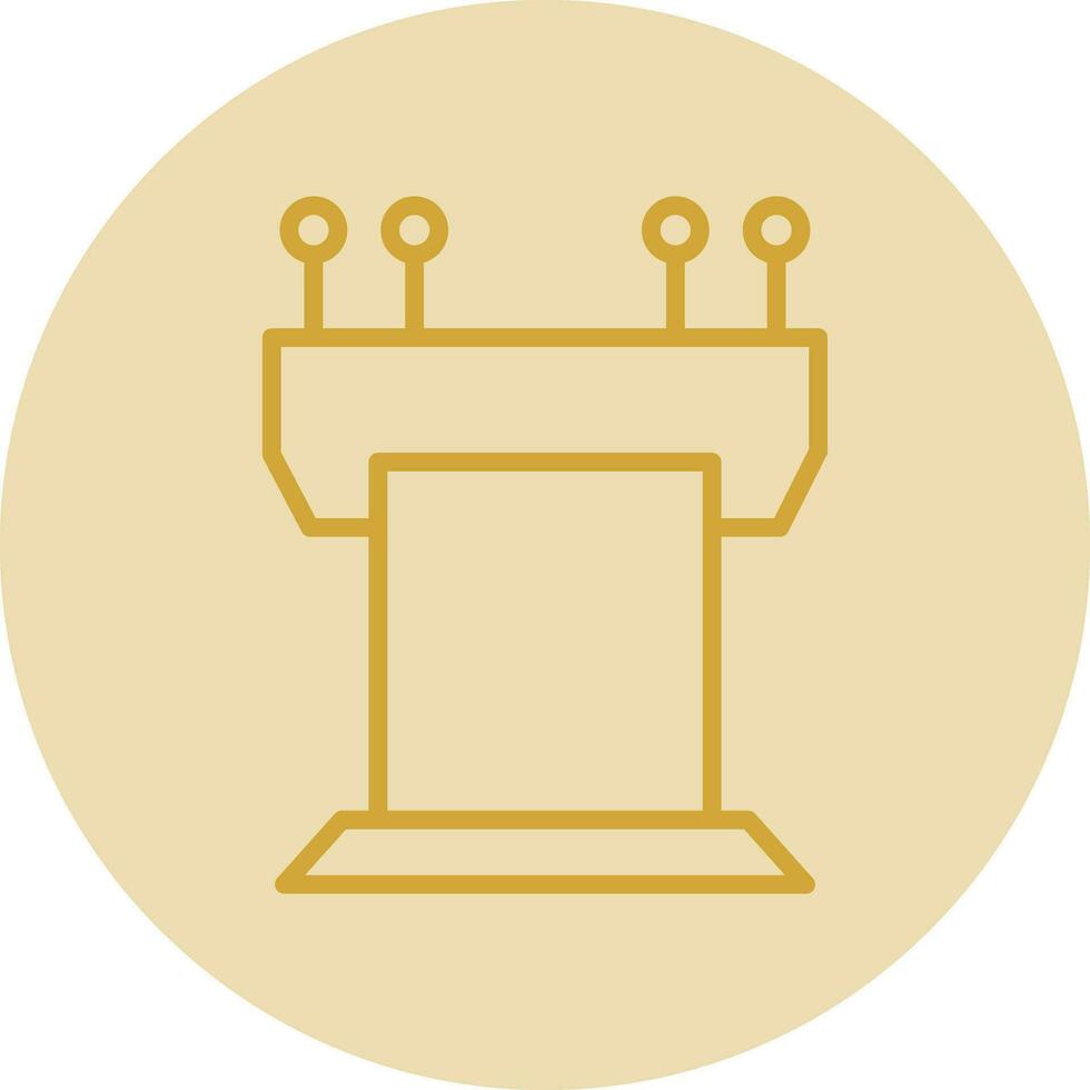 Podium Vector Icon Design