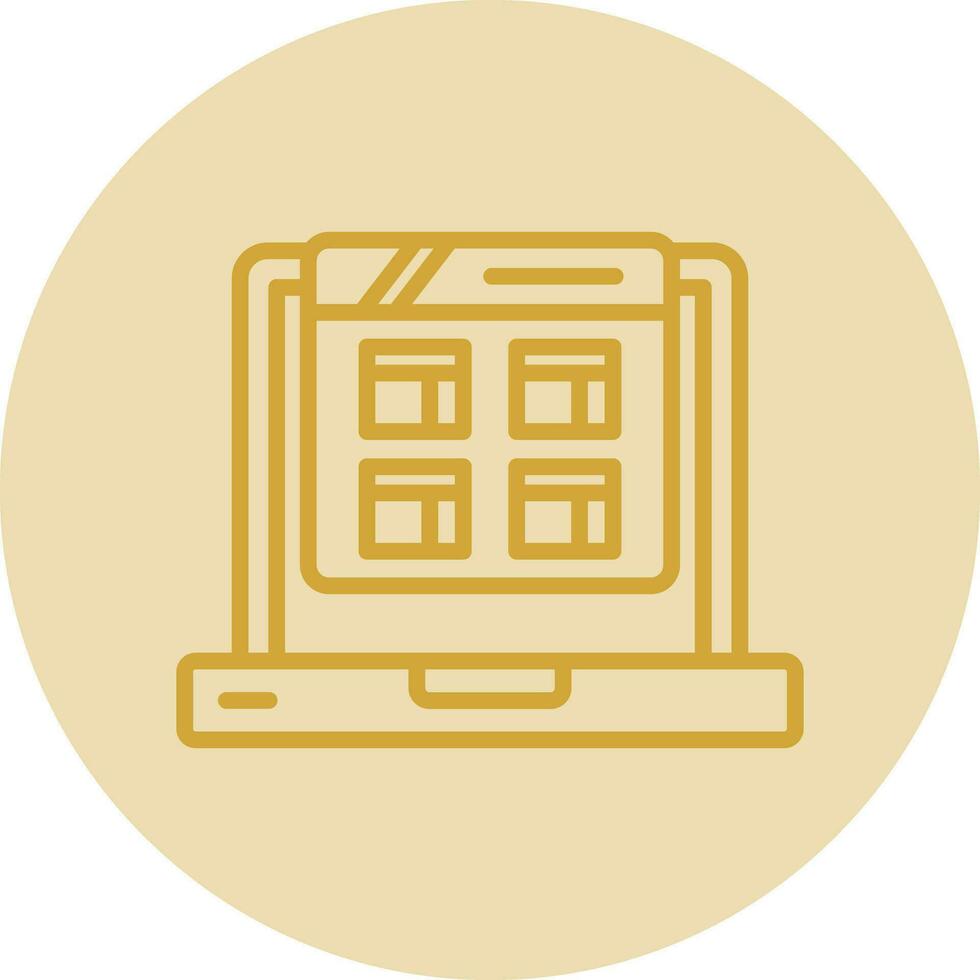 Website Vector Icon Design