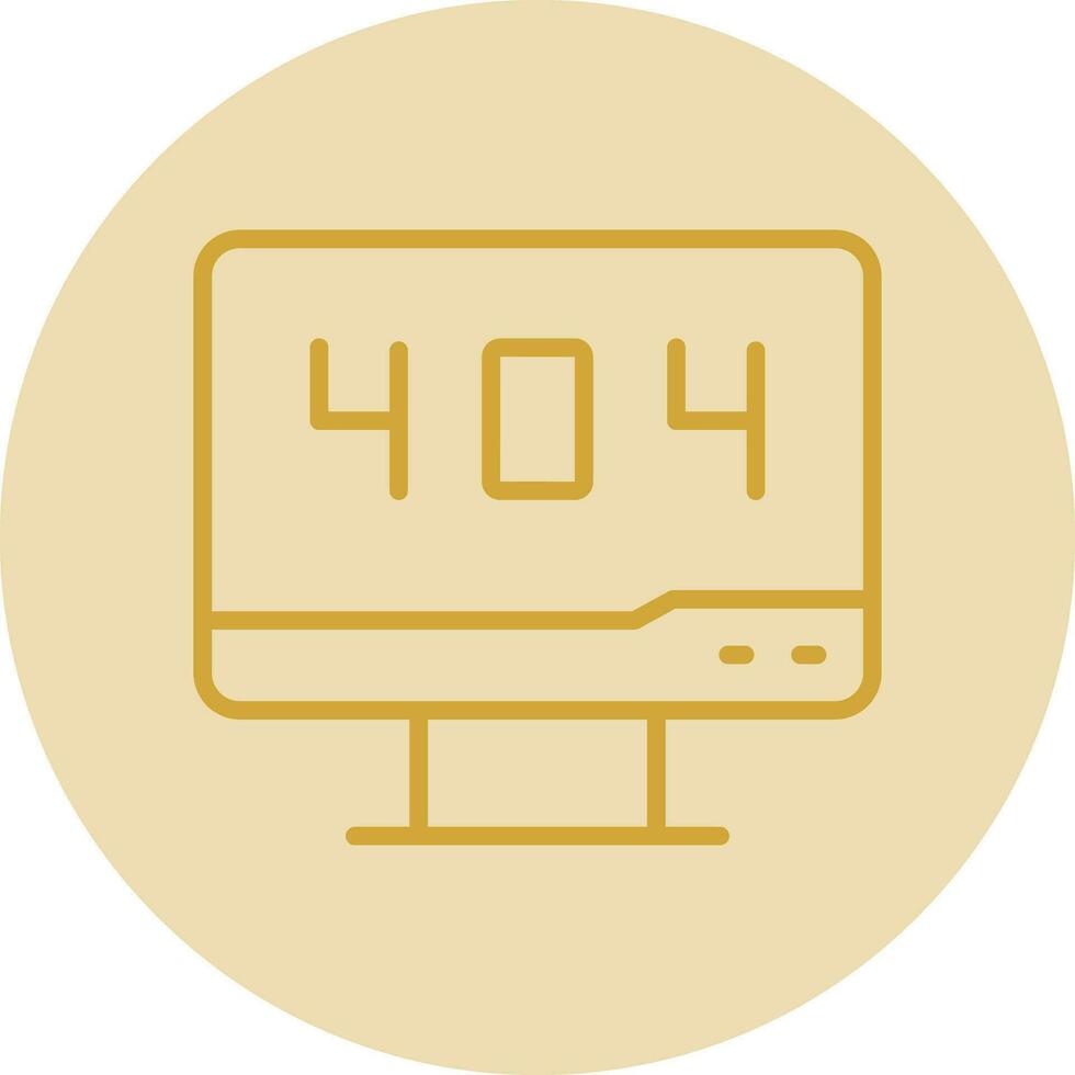 404 Vector Icon Design