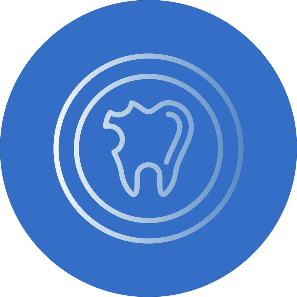 Caries Vector Icon Design