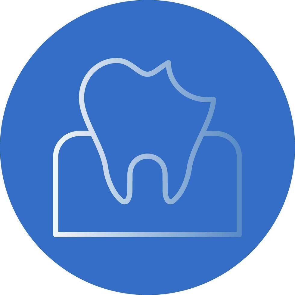 Dental Caries Vector Icon Design