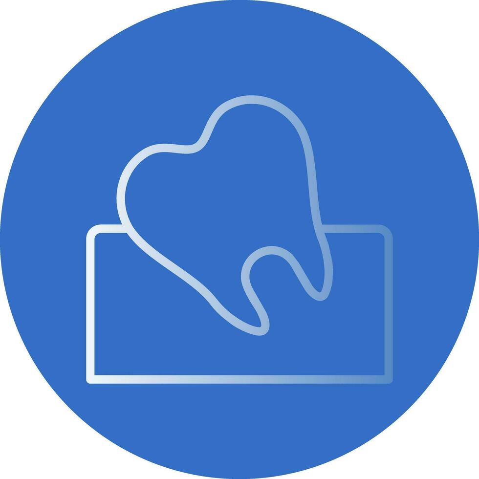 Wisdom Tooth Vector Icon Design