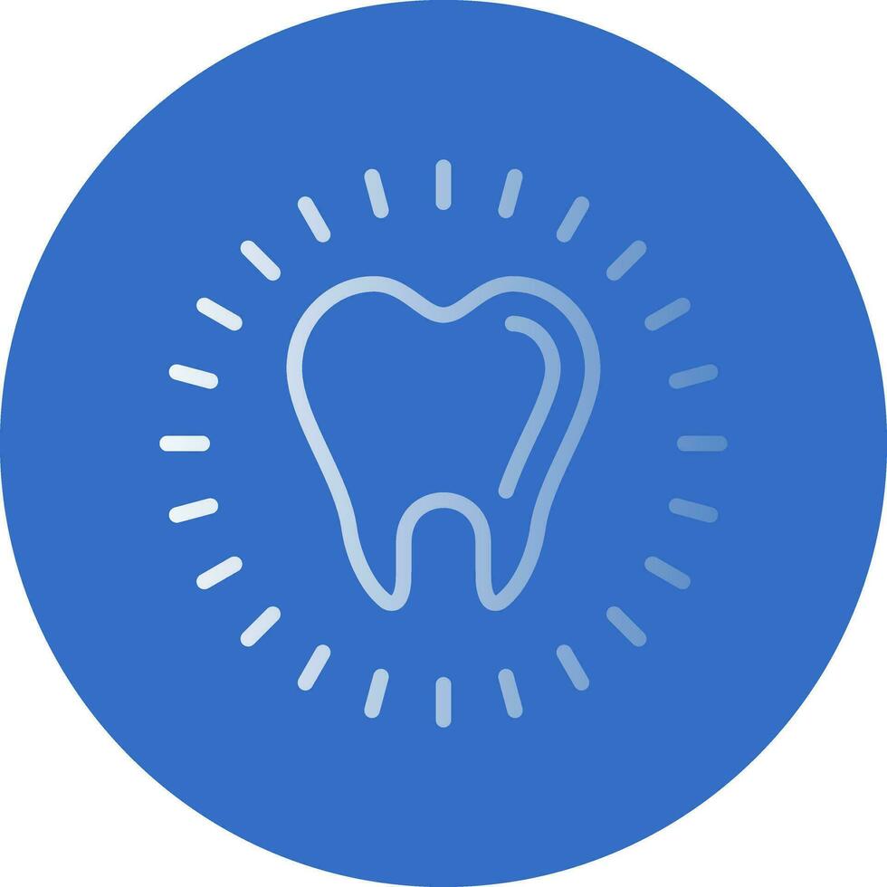 Tooth Whitening Vector Icon Design