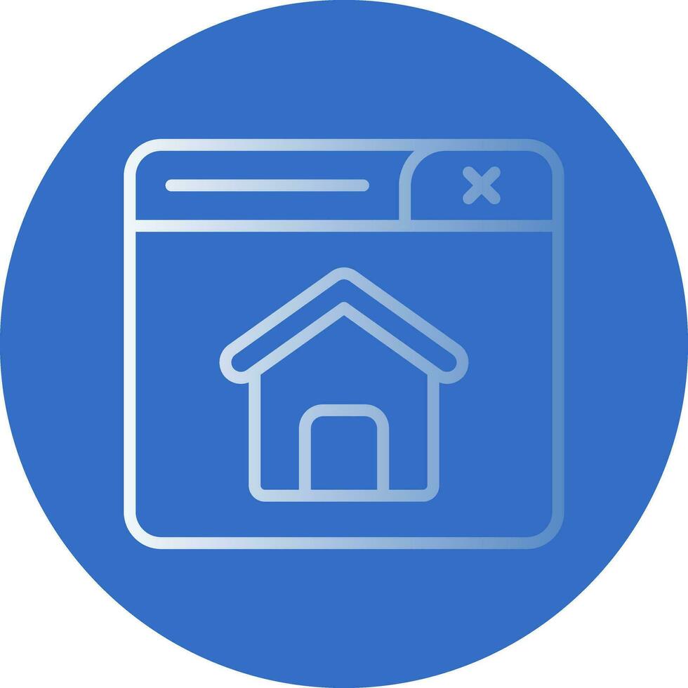 Home Page Vector Icon Design