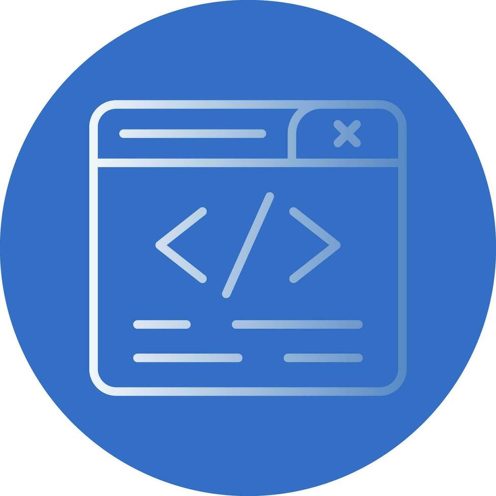 Web Programming Vector Icon Design