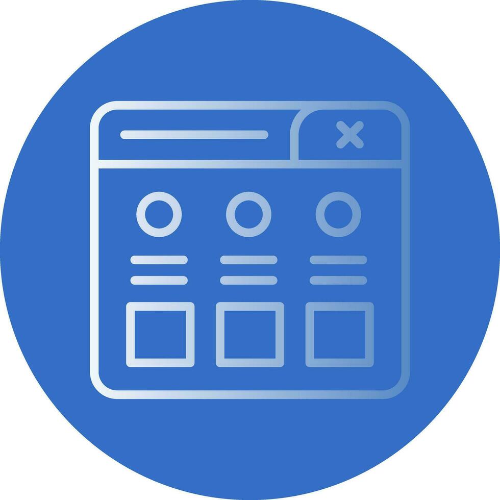 Options Vector Icon Design