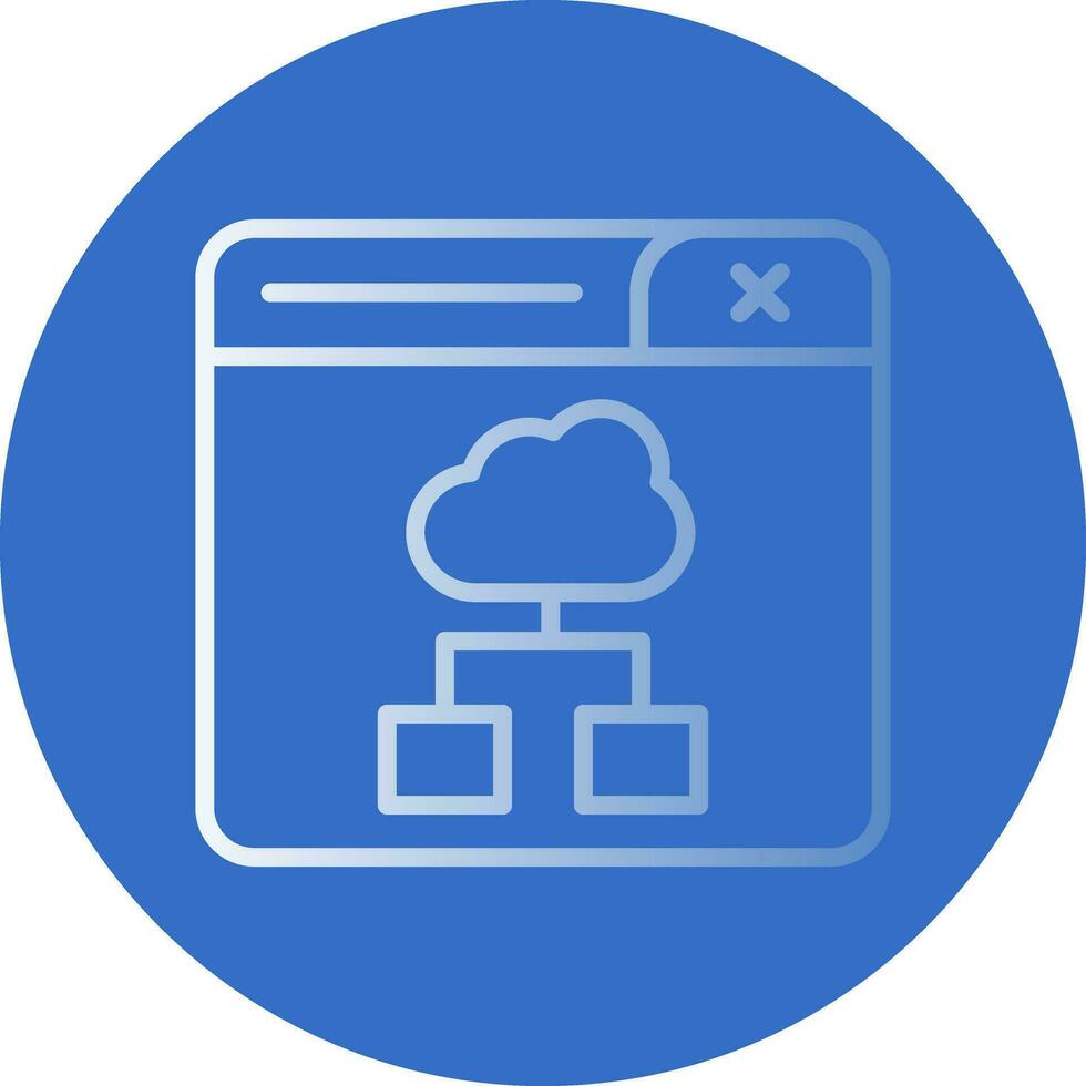 Cloud Computing Vector Icon Design