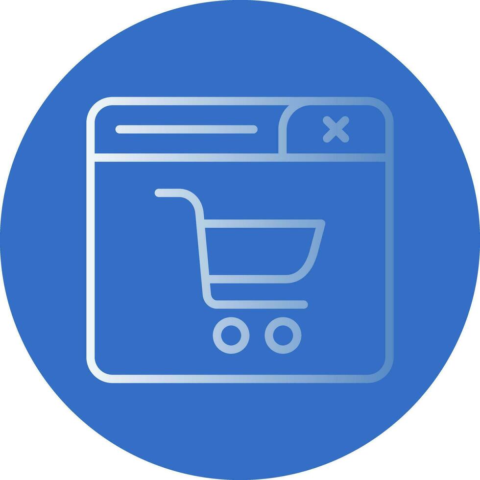 compras en línea vector icono diseño