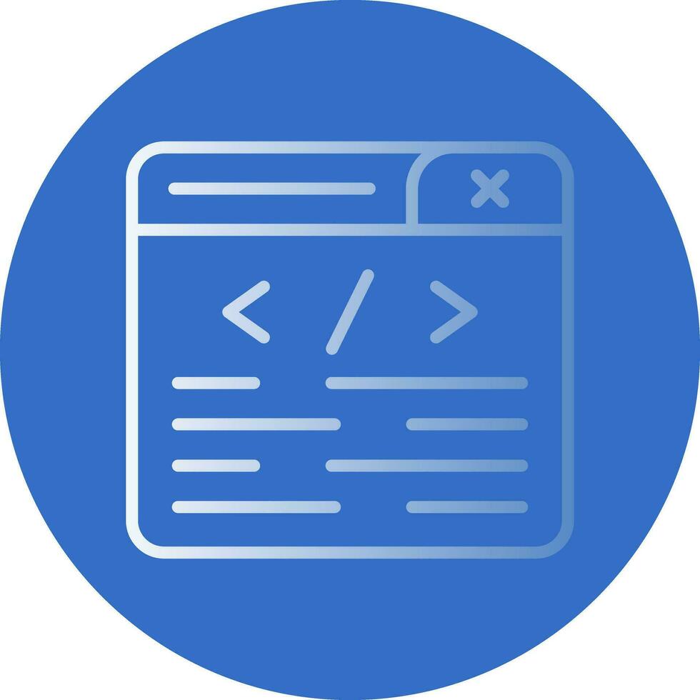Programming Vector Icon Design