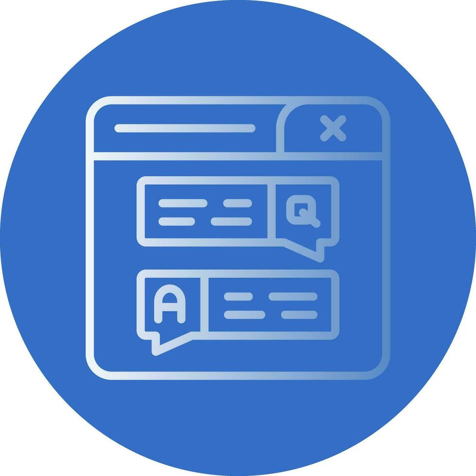 Forum Vector Icon Design
