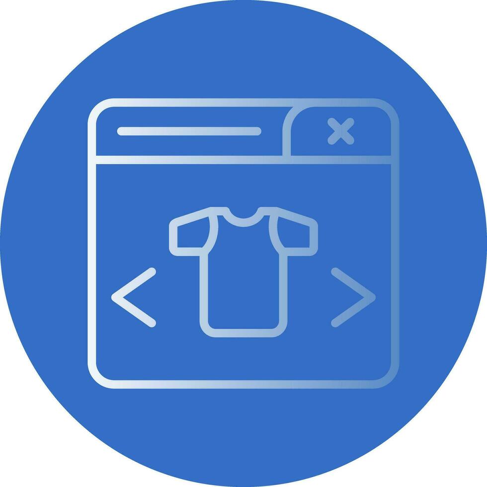 Clothing Store Vector Icon Design