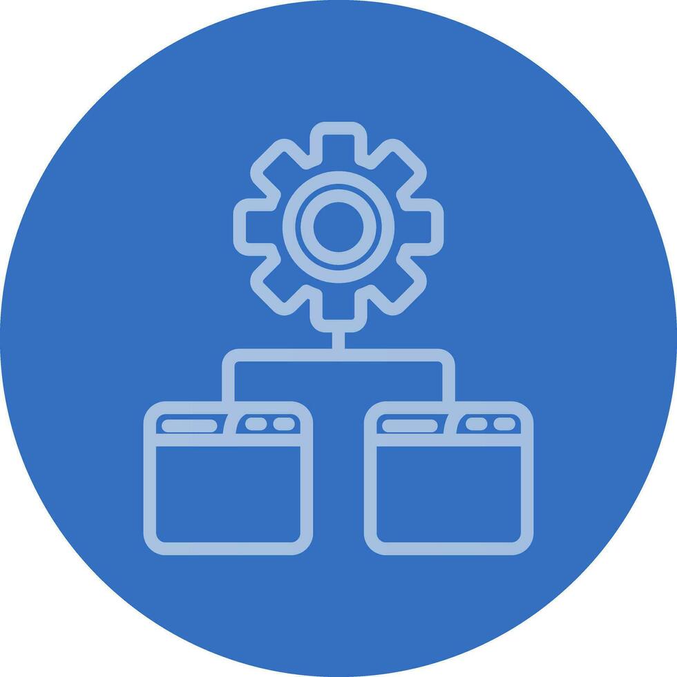 Batch Processing Vector Icon Design