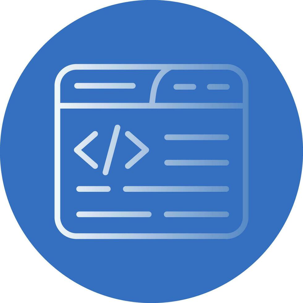 web codificación vector icono diseño