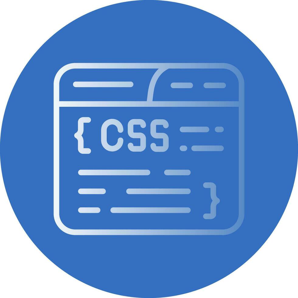 Css Coding Vector Icon Design