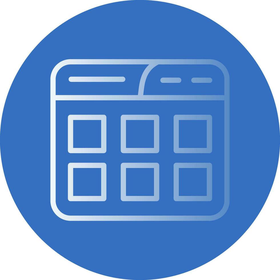 Thumbnails Vector Icon Design